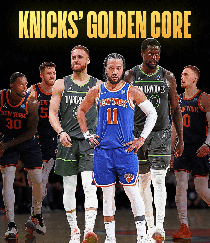 Knicks with team